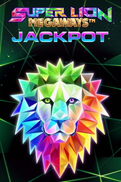 Løvemotiv på forsiden av Super Lion Megaways Jackpot