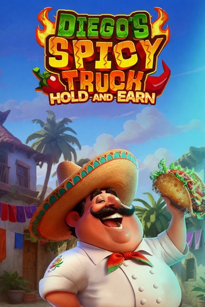 Sterk varebil på omslaget til Diego's Spicy Truck